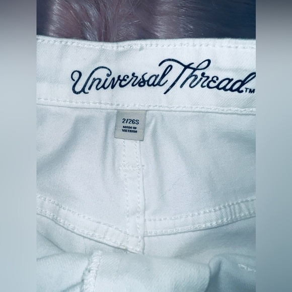Universal Thread Mid Rise Skinny Ankle Jean Sz. 2/26short Frayed Hem - Picture 7 of 15